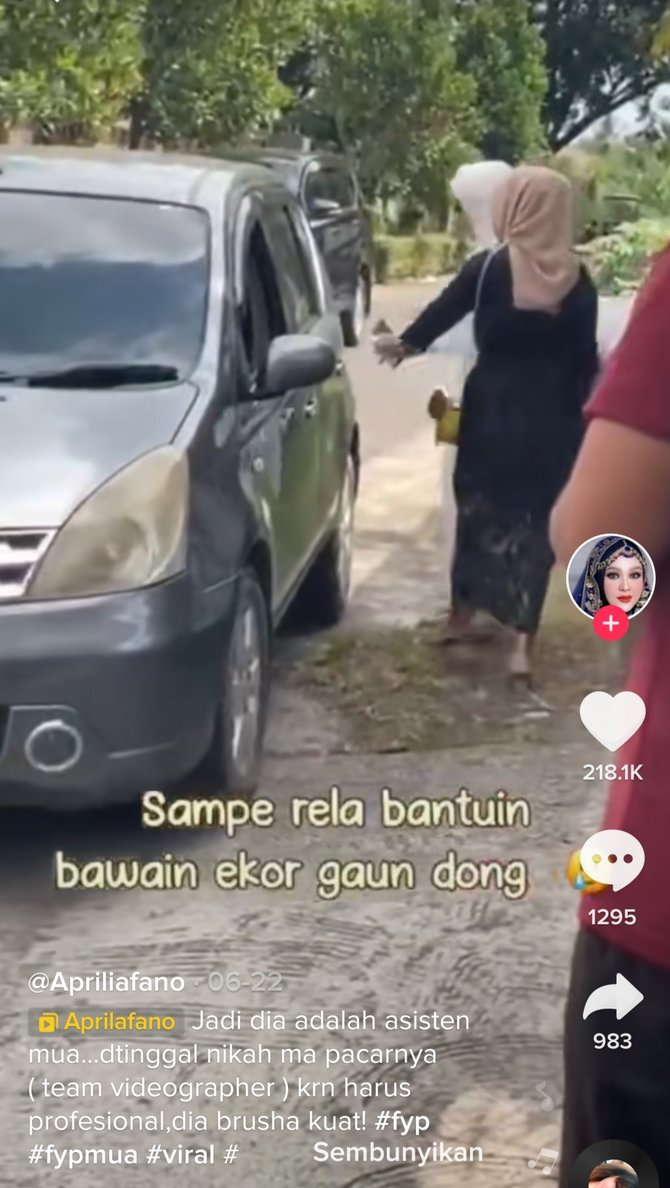 viral asisten mua bantu pernikahan mantan pacar sempat menangis