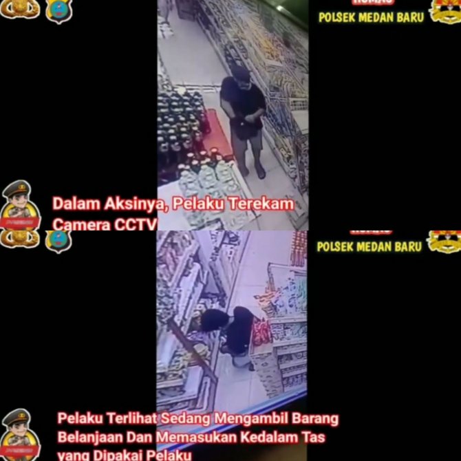 pria ini ditangkap polisi usai mencuri di supermarket akui sudah beraksi 7 kali