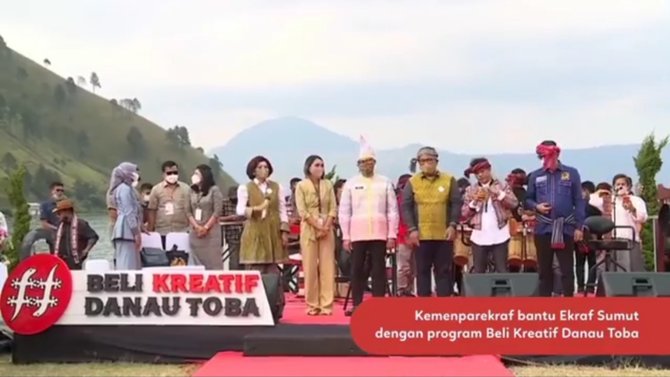 dukung umkm saat pandemi kemenparekraf gencarkan kampanye 039beli kreatif danau toba039