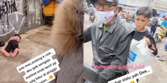 Diusir Orangtua, Anak Ini Tidur di Jalanan, Datang Orang Baik Lakukan Hal Tak Terduga