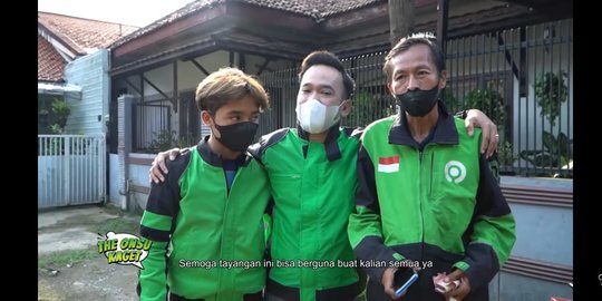 Ruben Onsu dan Betrand Peto Nyamar Jadi Sopir Ojol, Antar Makanan ke Rumah Pelanggan