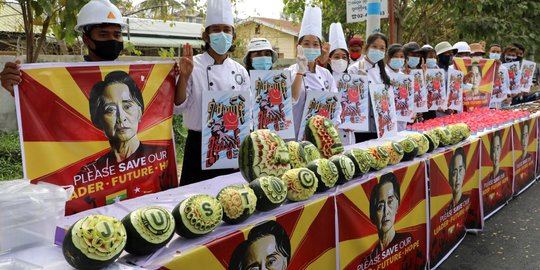 Sekjen PBB Antonio Guterres Desak Junta Myanmar Bebaskan Aung San Suu Kyi