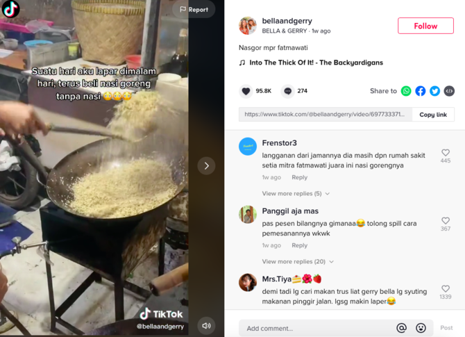viral warganet pesan nasi goreng tanpa nasi ternyata begini wujudnya