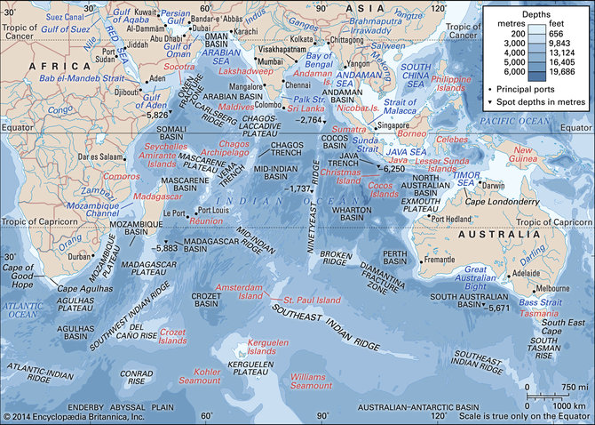 Gambar Laut Samudra Hindia beserta Fakta Menarik di Dalamnya