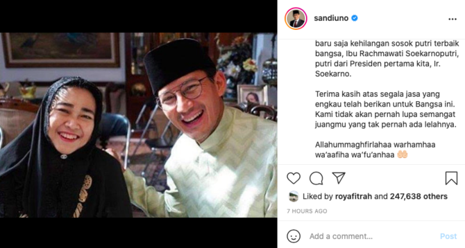 rachmawati soekarnoputri meninggal dunia 5 publik figur ini kenang sosoknya