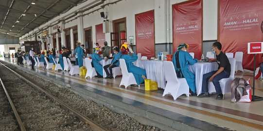 100 Penumpang Kereta per Hari Keberangkatan dari Jakarta Bisa Vaksinasi Covid-19