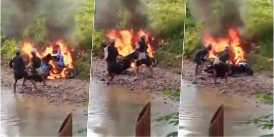 Langgar Aturan Adat, 4 Motor Milik Warga Baduy Dibakar - Vimarsana News