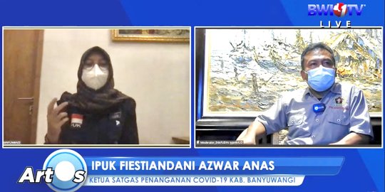 Bupati Ipuk Sosialisasikan PPKM Darurat Secara Virtual - Vimarsana News