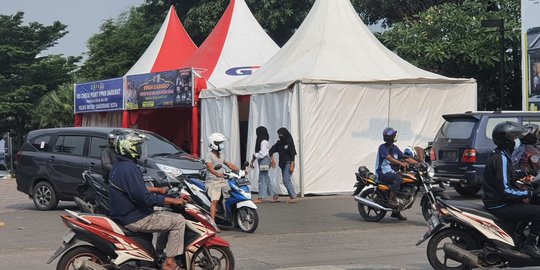 Ratusan Kendaraan di Perlintasan Kota Tangerang Disuruh Putar Balik