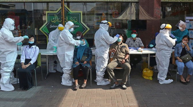 tes swab antigen usai libur lebaran di bekasi