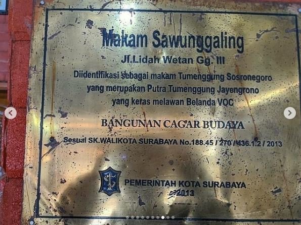 makam sawunggaling surabaya