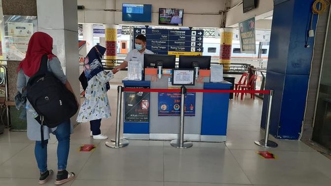 kai sumut ubah alur dan loket pembelian tiket di stasiun medan catat perubahannya