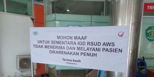 RSUD AW Sjachranie Samarinda Bantah IGD Tutup karena Pasien Penuh