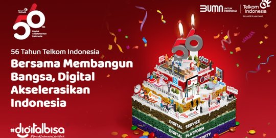 56 Tahun Telkom Komitmen Wujudkan Kedaulatan Digital Indonesia