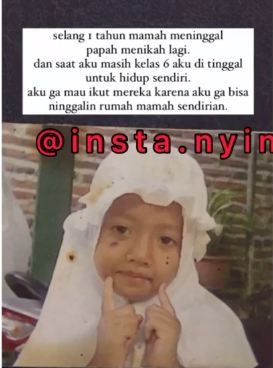 kisah anak tunggal berjuang hidup sepeninggal ortu pergi