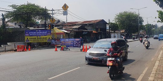 Hari ke-4 PPKM Darurat, Kemacetan di Pos Penyekatan Kalimalang Diklaim Turun 85%