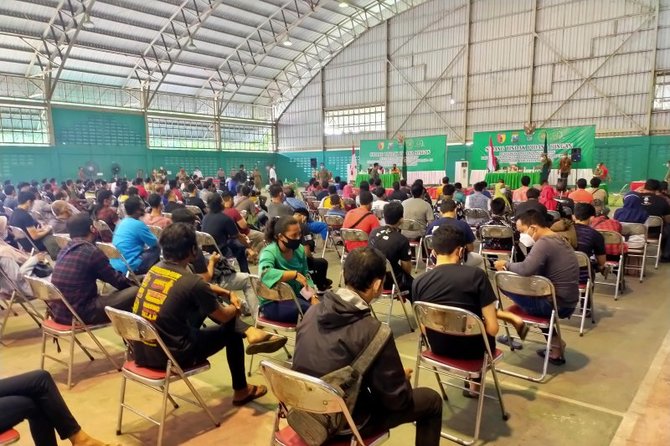 2000 orang ikuti sidang pelanggaran protokol kesehatan di sidoarjo