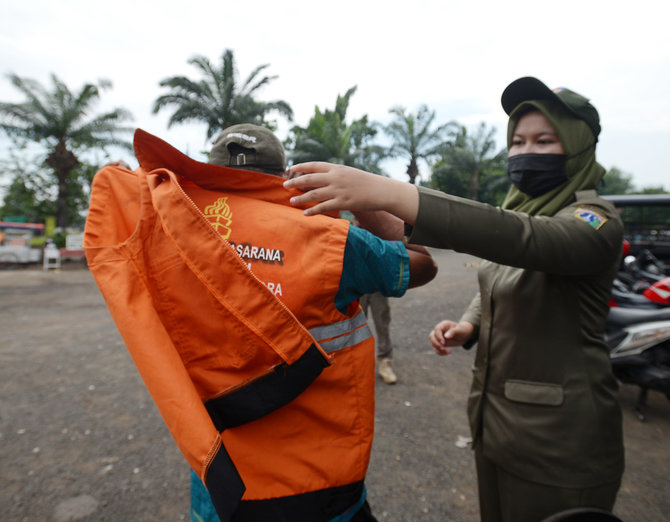 razia masker di kebon nanas jakarta