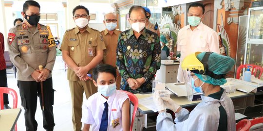 Pemprov Bali Targetkan Vaksinasi Ribuan Anak Usia 12-17 Selesai Bulan Juli