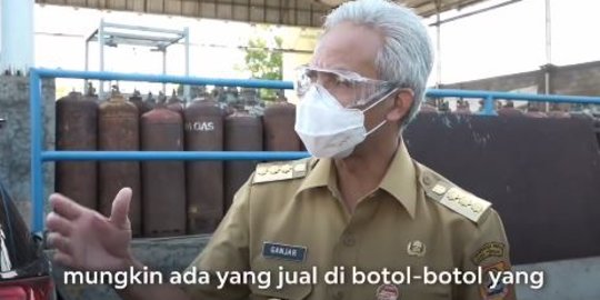 Gubernur Jateng Kunjungi Pabrik Oksigen di Semarang, Begini Kondisinya