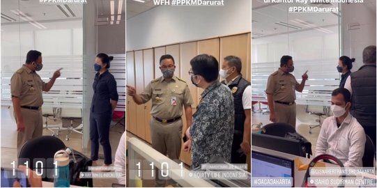 Sidak Bareng Gubernur Anies, Polisi Periksa Beberapa HRD Perusahaan Pelanggar PPKM