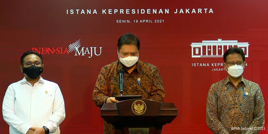 Menko Airlangga Minta Pemda Alokasikan 8 Persen DAU untuk Dana Penanganan Covid-19