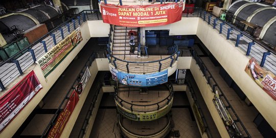 Pasar Cipulir Ditutup Selama PPKM Darurat