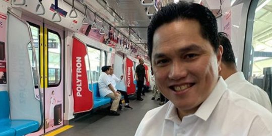 Erick Thohir Target Proyek Kereta Cepat dan LRT Jabodebek Rampung di 2022