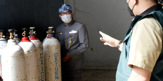 Ridwan Kamil Tugaskan BUMD Jabar Susun Manajemen Distribusi Oksigen