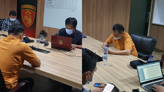 ini potret anggota polisi saat diperiksa propam