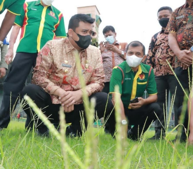 tinjau stadion teladan medan usai dapat keluhan warga begini temuan wali kota