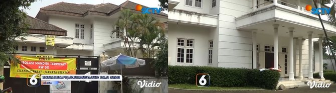 potret rumah orang super kaya dipakai warga isoman