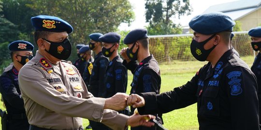 Tangani Karhutla, 104 Brimob Polda Sumsel Disebar ke Daerah Rawan