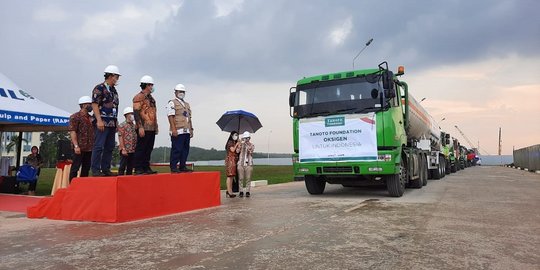 Gubernur Riau Kirim Bantuan 500 Ton Oksigen ke Jawa dan Bali