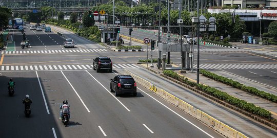 PPKM Darurat, Volume Lalu Lintas di Jakarta Turun 62 Persen