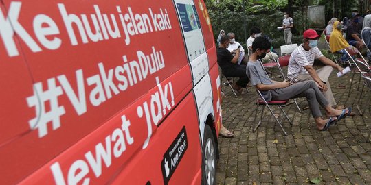 Anies Sebut Keberhasilan Vaksinasi Dilihat dari Banyaknya Orang yang Mau Divaksinasi