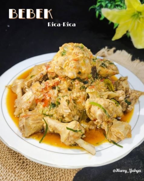 10 resep rica rica bebek gurih cocok untuk menu makan siang