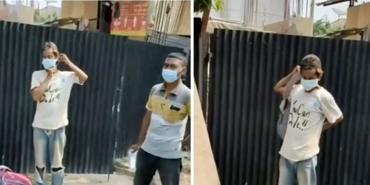 Viral Video Kuli Bangunan Tak Pakai Masker Langsung Dipecat Tuai Pro Kontra