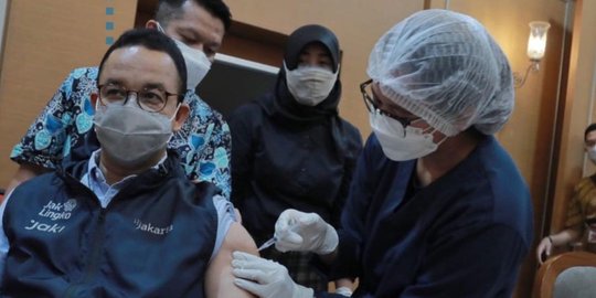 Anies Sebut Lonjakan Kasus Covid-19 di Jakarta Tingkatkan Kesadaran Warga Ikut Vaksin
