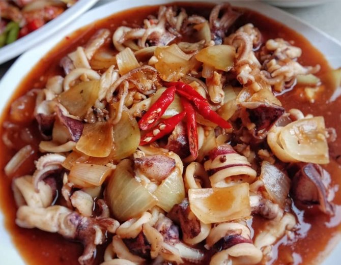 resep masakan cumi asam manis lezat mudah dipraktikkan