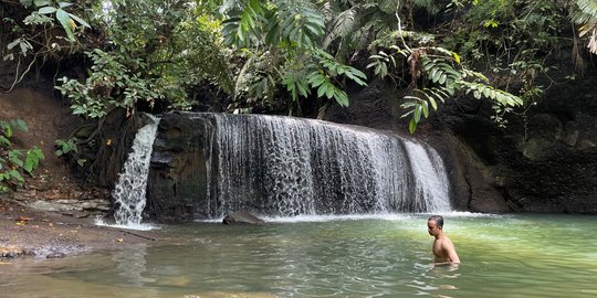 Pesona Air Terjun Sungsang, Objek Wisata Alam Tersembunyi di Tangkahan