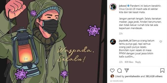 Istana Jelaskan Soal Gambar di Instagram Jokowi Mengambil dari Media Turki