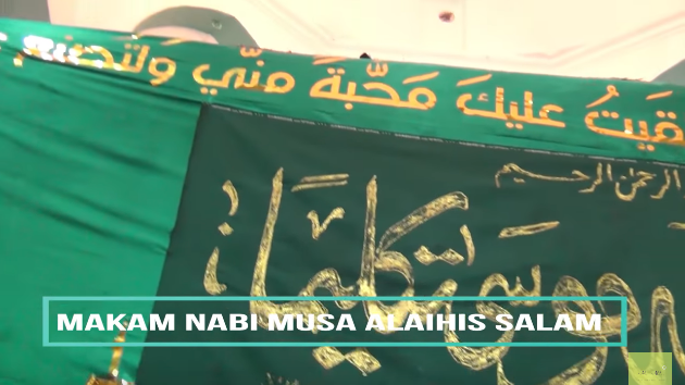 potret makam nabi musa as