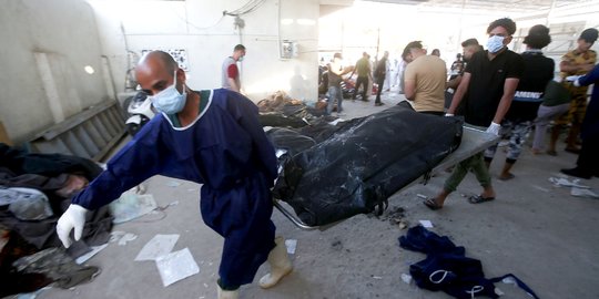 Bangsal Isolasi Covid-19 di Irak Ludes Terbakar, 44 Orang Tewas