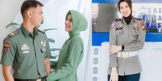 Ibu Persit Ini Cantik Mempesona, Ternyata Profesinya Polwan Pangkat Iptu