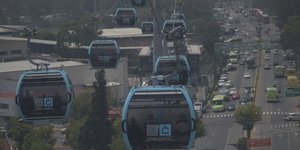 Menjajal Kereta Gantung yang Jadi Solusi Kemacetan Parah di Mexico City