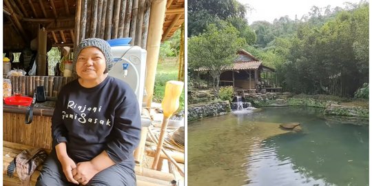 Potret Rumah Mantan Pengusaha di Tengah Hutan Subang, Beratap Daun & Bertenaga Surya