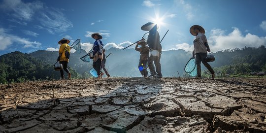 Menangguk Ikan Pantau di Danau Ajaib Tarusan Kamang