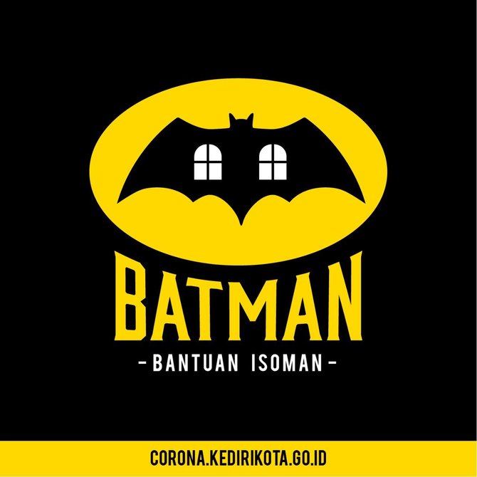 batman bantu warga isoman