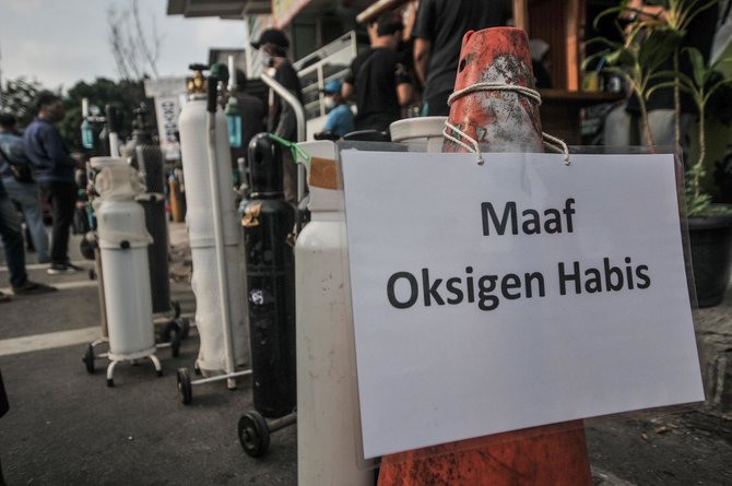 kelangkaan oksigen di ibu kota